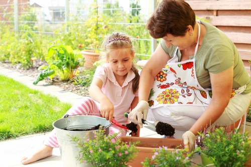 Eco-friendly garden clearance practices in action